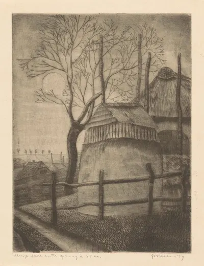 Hooischelf by Jo Bezaan, 1929 — digital art print download