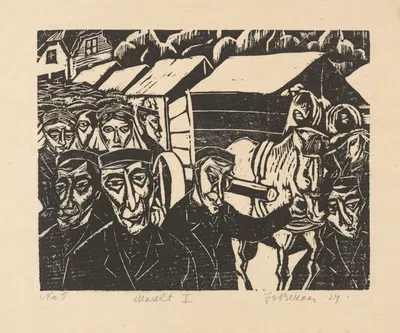 Markt I by Jo Bezaan, 1924 — digital art print download