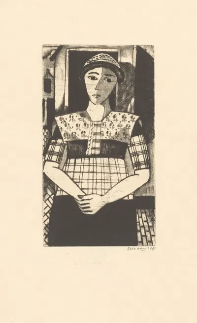 Spakenburgse vrouw by Jo Bezaan, 1948 — digital art print download