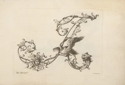 Буква А by Мауро Погги, 1745-1765 — digital art print download