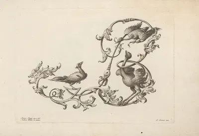 Буква Б by Мауро Погги, 1745-1765 — digital art print download