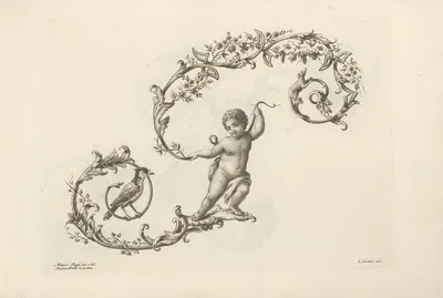 Буква Г by Мауро Погги, 1745-1765 — digital art print download