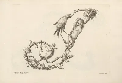 Буква I by Мауро Погги, 1745-1765 — digital art print download