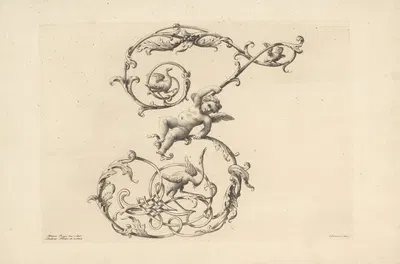 Буква З by Мауро Погги, 1745-1765 — digital art print download