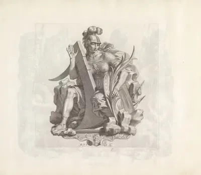 Personificatie van Ligurië by Robert van Audenaerde, 1673-1743 — digital art print download