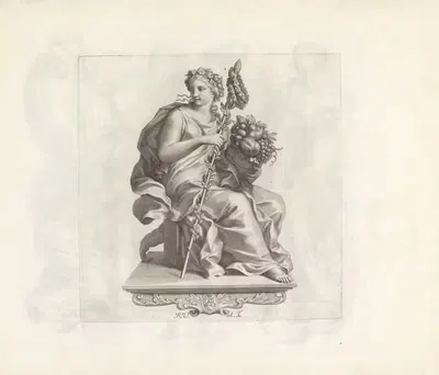 Personificatie van Plezier of Genoegen by Robert van Audenaerde, 1673-1743 — digital art print download