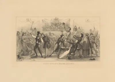 Пьяные студенты by Александр Вер Хуэл, 1832-1897 — digital art print download