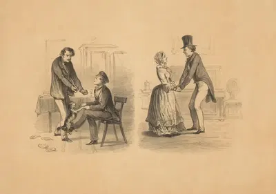 Мужчины, мать и сын в разговоре by Александр Вер Хуэл, 1832 - 1897 — digital art print download