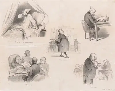 Работы делегатов утром на синоде by Александр Вер Хуэл, 1849 — digital art print download