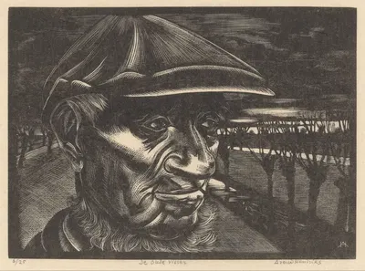Старый рыбак by Аренд Хендрикс, 1911 - 1943 — digital art print download
