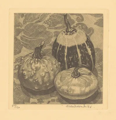 Drie kalebassen by Arend Hendriks, 1931 — digital art print download