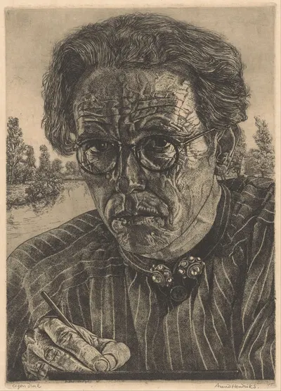 Автопортрет by Аренд Хендрикс, 1911 - 1943 — digital art print download
