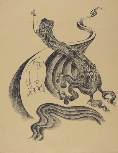 На конце дороги by Генрих Хёрле, 1920 — digital art print download