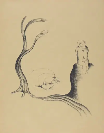 Дерево тоски by Генрих Хёрле, 1920 — digital art print download