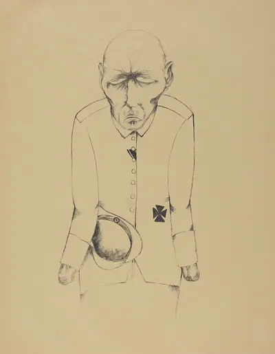 Безработный (Der Erwerbslose) by Генрих Хёрле, 1920 — digital art print download