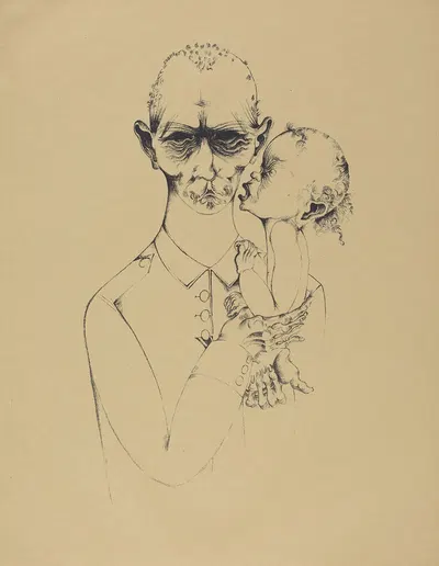 Отец by Генрих Хёрле, 1920 — digital art print download