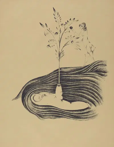 Дружелюбные мечты by Генрих Хёрле, 1920 — digital art print download