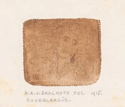 Розебладье by Анри ван Далхофф, 1915 — digital art print download