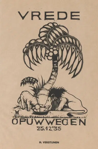 Рождественская открытка от Анри Верстейна by Анри Верстайнен, 1935 — digital art print download