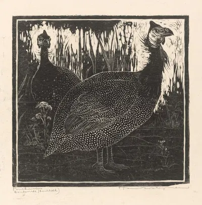 Parelhoenders by Анри Верстайнен, 1892-1940 — digital art print download