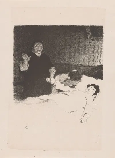 Il nait by Hermann-Paul, 1895 — digital art print download