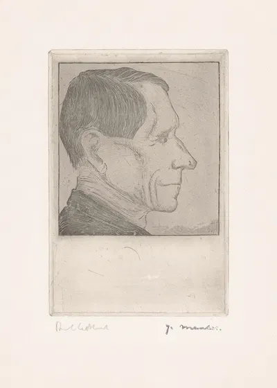 Портрет Бейнта Манкеса by Ян Манкес, 1915 — digital art print download