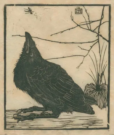 Больная воробейка by Ян Манкес, 1918 — digital art print download