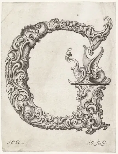 Буква Г by Еремия Фалк, 1645-1650 — digital art print download