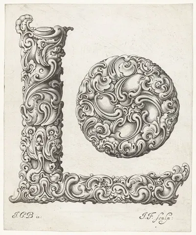 Буква Л by Еремия Фалк, 1645-1650 — digital art print download