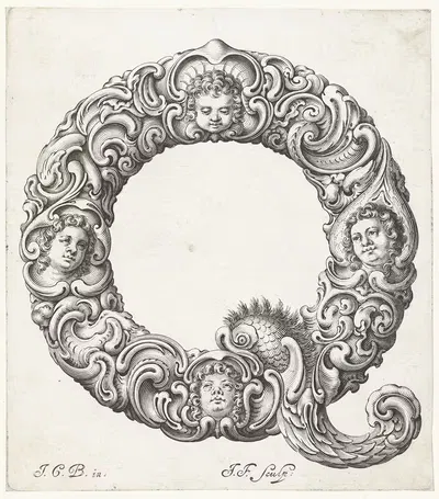Буква Q by Еремия Фалк, 1645-1650 — digital art print download