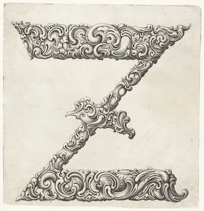 Буква З by Еремия Фалк, 1645-1650 — digital art print download