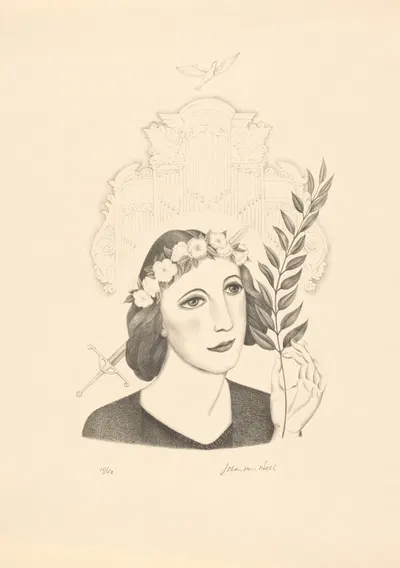 Caecilia by Johan van Hell, 1941 — digital art print download