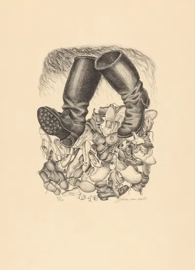 Laarzen by Johan van Hell, 1940 - 1945 — digital art print download