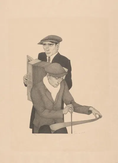 Zingende zaag by Johan van Hell, 1899 - 1938 — digital art print download