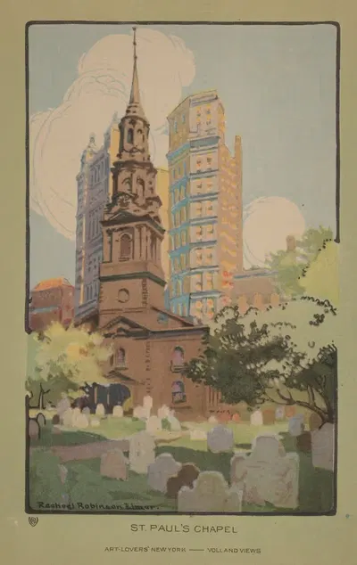 Часовня Святого Павла by Рэйчел Робинсон Элмер, 1914 — digital art print download