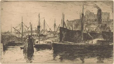 Роттердам by Виллем Адрианус Грондхаут, 1888-1934 — digital art print download