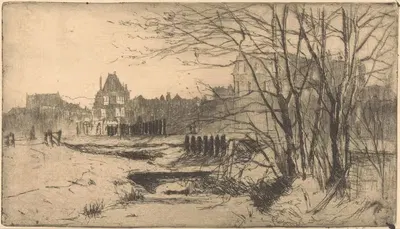 Канал в Бинкхорсте в Гааге by Виллем Адрианус Грондхаут, 1888-1934 — digital art print download