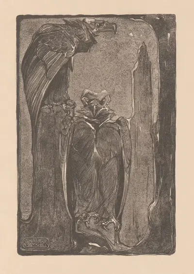 Монахские грифы by Бернар Виллем Вейринк, 1915 — digital art print download
