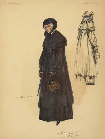 Агата Бридау by Шарль Бету, 1936 — digital art print download