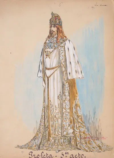 Пророк – двенадцать макетов костюмов by Шарль Бету, 1903 — digital art print download