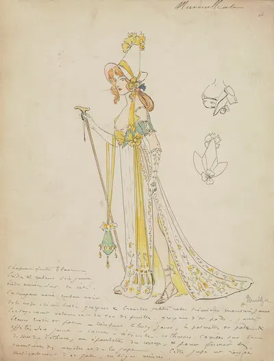 Maquettes de costumes en M by Charles Bétout — digital art print download
