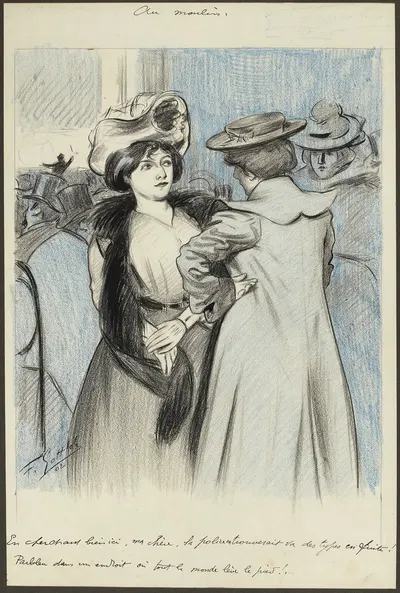 У мельницы by Фернан Луи Готлоб, 1902 — digital art print download