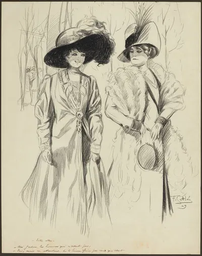 Между ними by Фернан Луи Готлоб, 1909 — digital art print download
