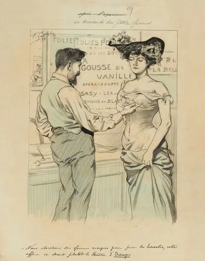 Требуются маленькие женщины by Фернан Луи Готлоб, 1903 — digital art print download