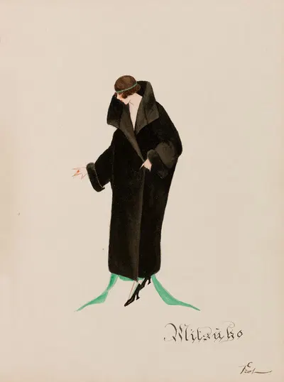 Мицуко by Фрол, 1922 — digital art print download