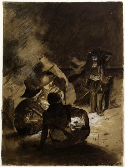 Вход Хакета by Жорж Антуан Рошегросс, 1884 — digital art print download