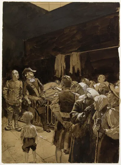 Морг by Жорж Антуан Рошегросс, 1884 — digital art print download