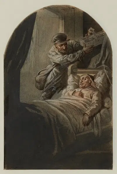 1. Le Vol de l'argenterie Ce qu'il fait by Horace Castelli, 1865 — digital art print download