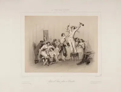 Слава Венере, слава Бахусу by Жозеф Бетанье — digital art print download