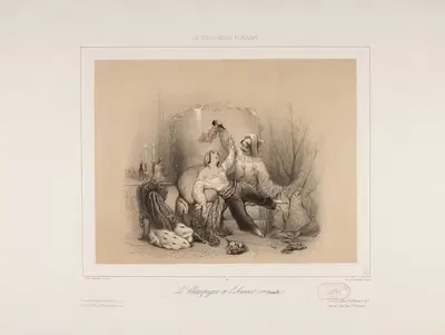 Шампанское и любовь by Жозеф Бетанье — digital art print download